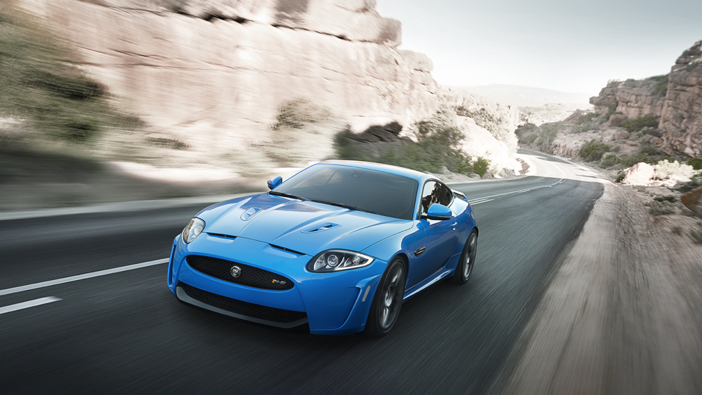 Jaguar XKR S Coupe In French Racing Blue Color With 20 Inch Vulcan